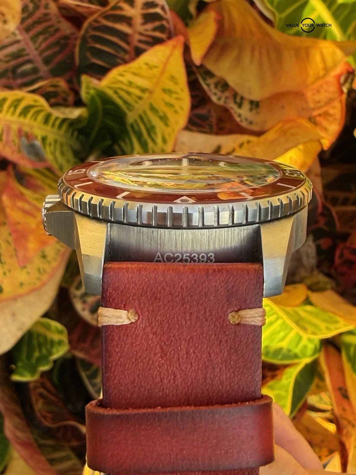 Rare Red Meccaniche Veneziane Nereide Diver Watch 3321503 Leather Full Set - Image 17