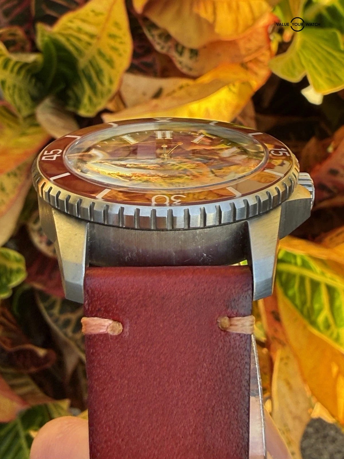 Rare Red Meccaniche Veneziane Nereide Diver Watch 3321503 Leather Full Set - Image 18