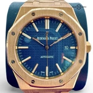 Audemars Piguet Royal Oak Blue Dial Rose Gold – 15400OR.OO.1220OR.03