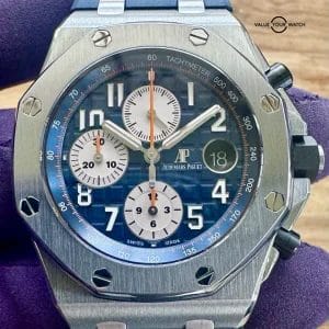 Audemars Piguet Royal Oak Offshore 26470ST NAVY Blue Dial With Papers