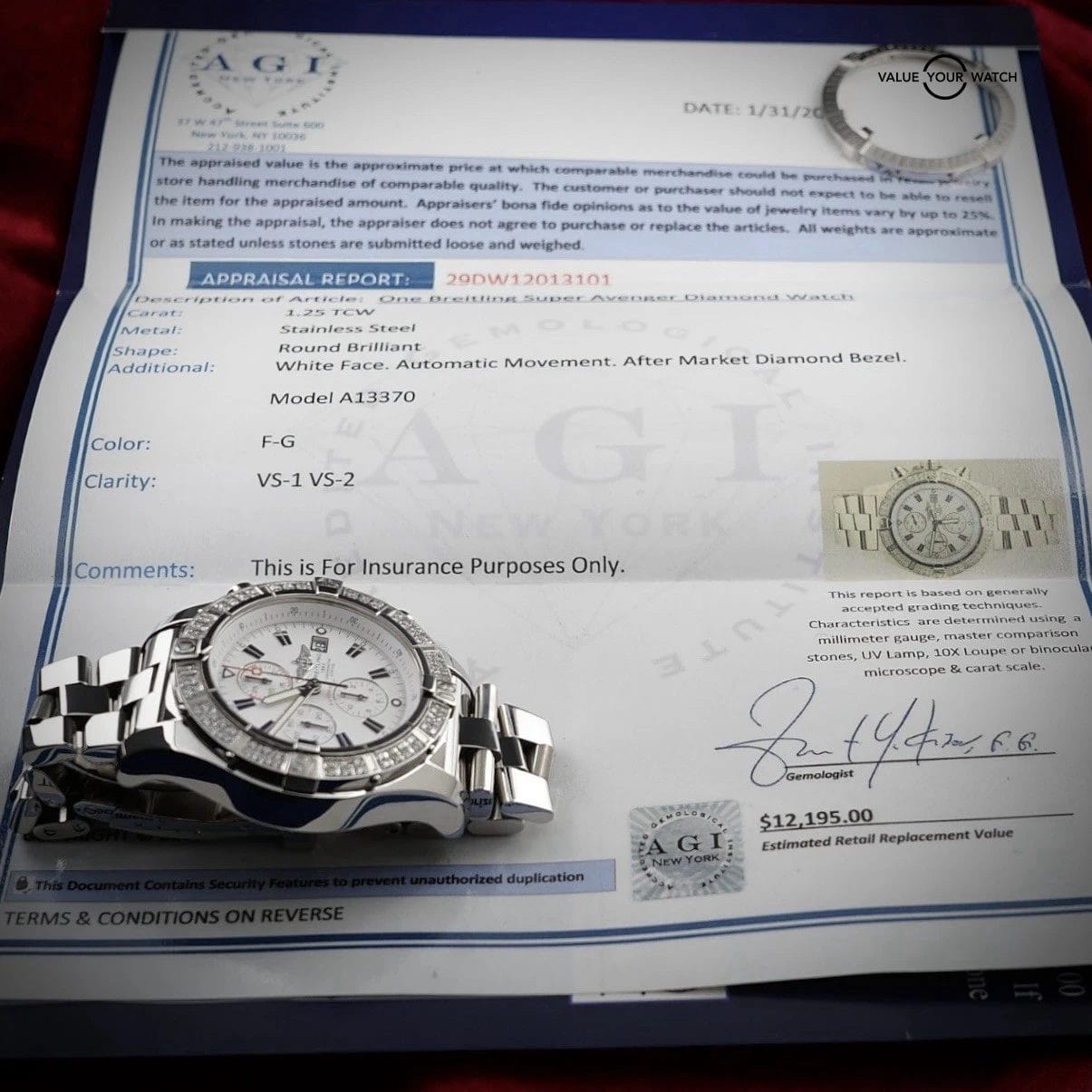 Breitling Super Avenger A13370 | Box & Papers | Diamond Bezel + OEM Bezel - Image 14