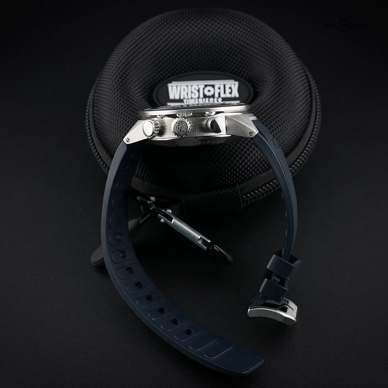 IWC Aquatimer Chronograph - 44mm Cousteau IW378201 - Blue Dial - Wood Inlay - Image 11