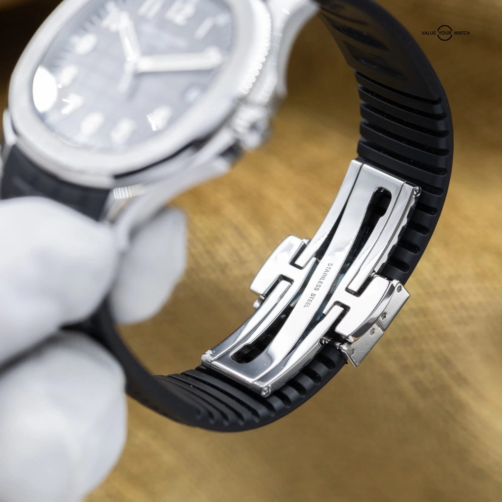 Patek Philippe Aquanaut Bracelet & Rubber Strap Clasp - 5167/1A 5167a Full Set$75,750.00 - Image 16