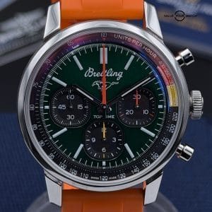 Breitling Top Time Ford Mustang B01 AB01762A1L1A1 Chronograph + New Rubber Strap