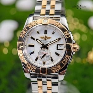 Breitling Galactic 36 C37330 MOP Dial 18k Rose Gold/Steel 36mm Full Set