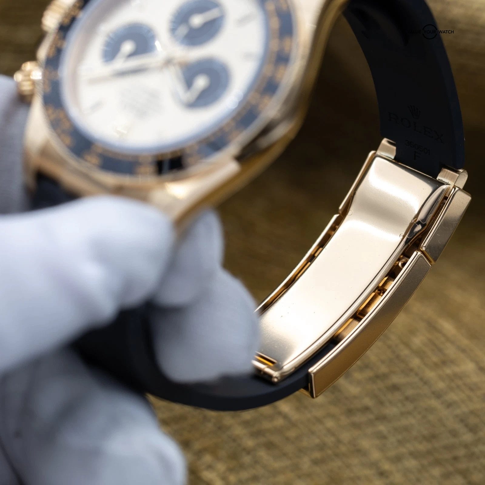 Rolex Cosmograph Daytona Yellow Gold Oysterflex Pikachu - 126515LN Full Set - Image 5