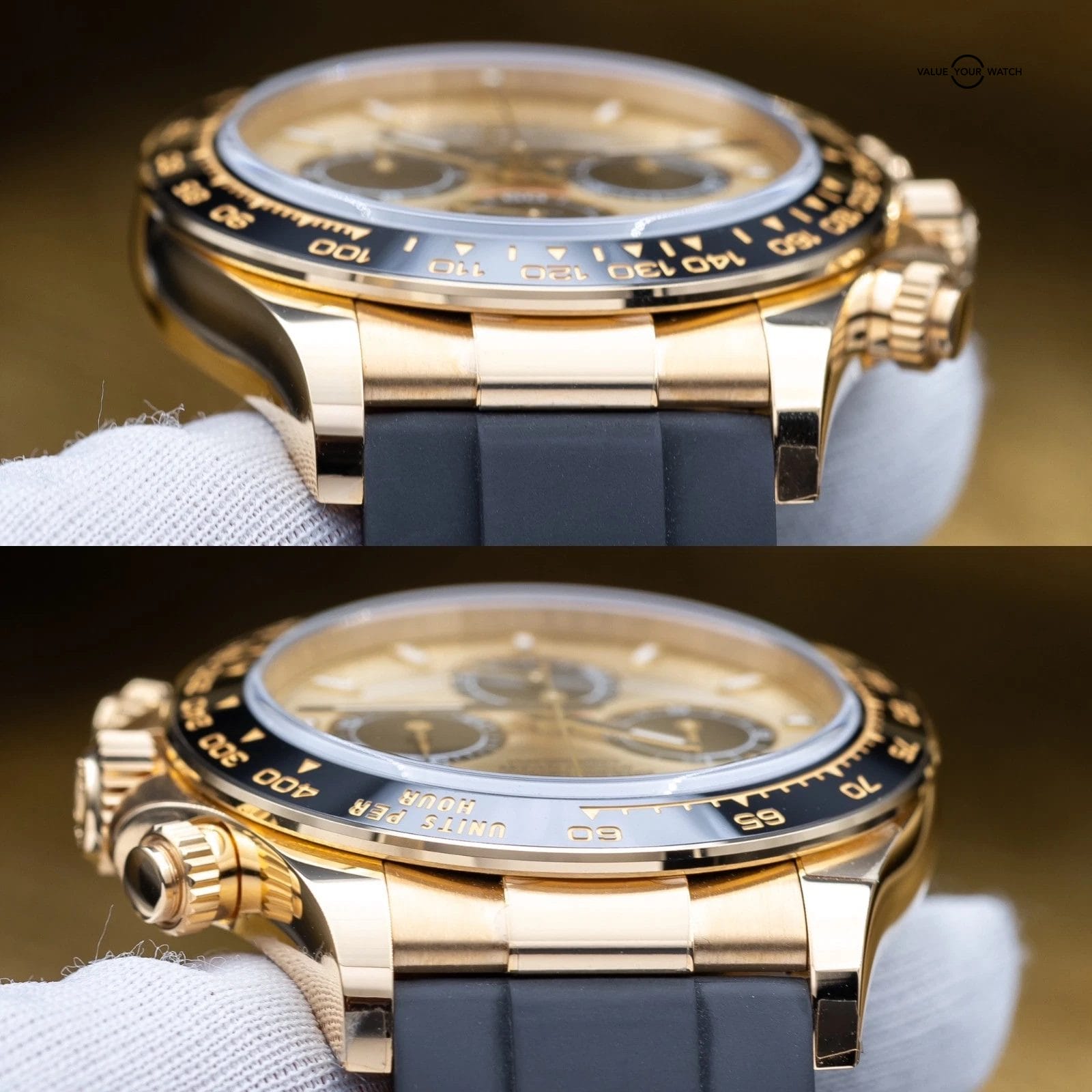 Rolex Cosmograph Daytona Yellow Gold Oysterflex Pikachu - 126515LN Full Set - Image 8