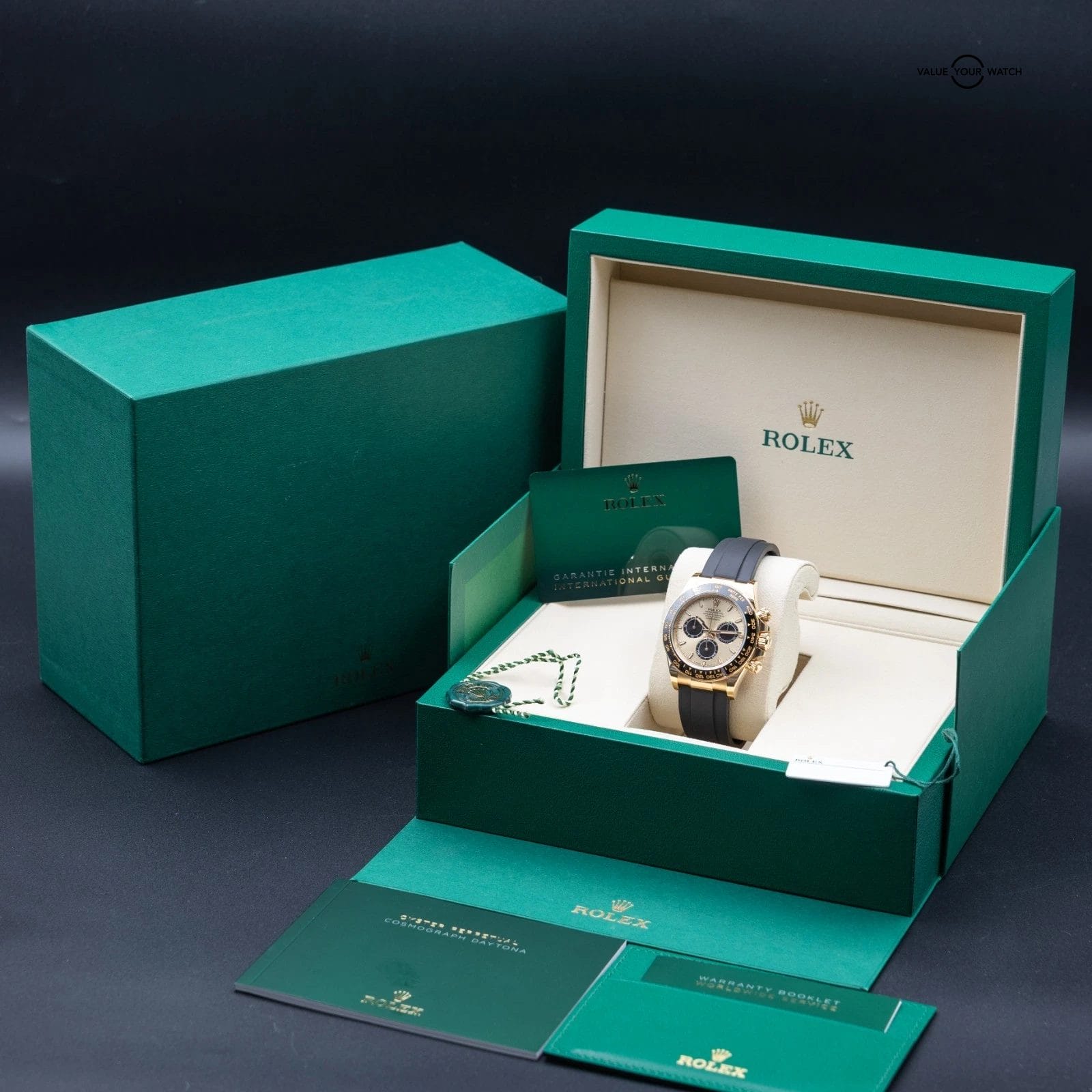 Rolex Cosmograph Daytona Yellow Gold Oysterflex Pikachu - 126515LN Full Set - Image 10