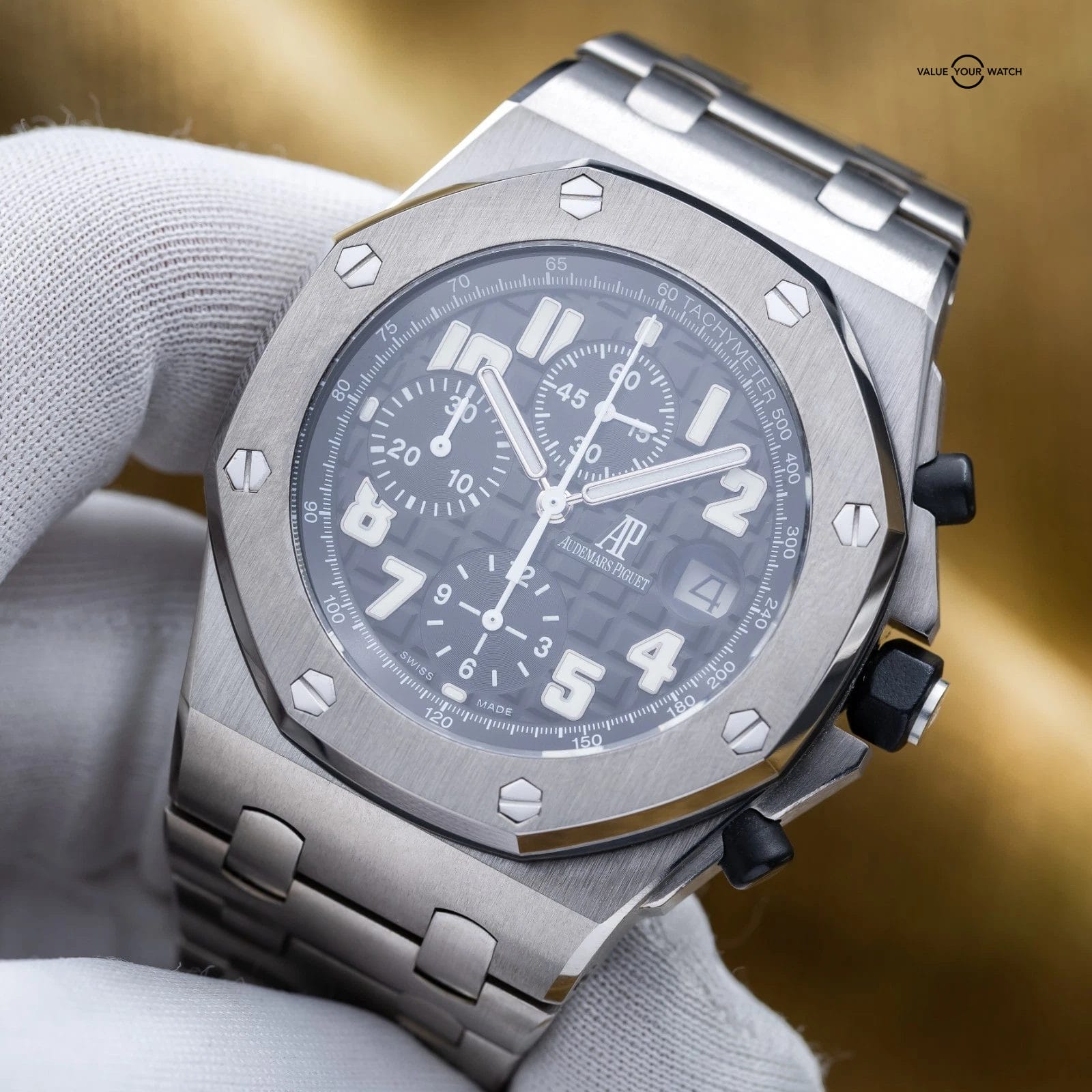 Audemars Piguet Royal Oak Offshore Chronograph 42mm Titanium Beast Black 25721ti - Image 4