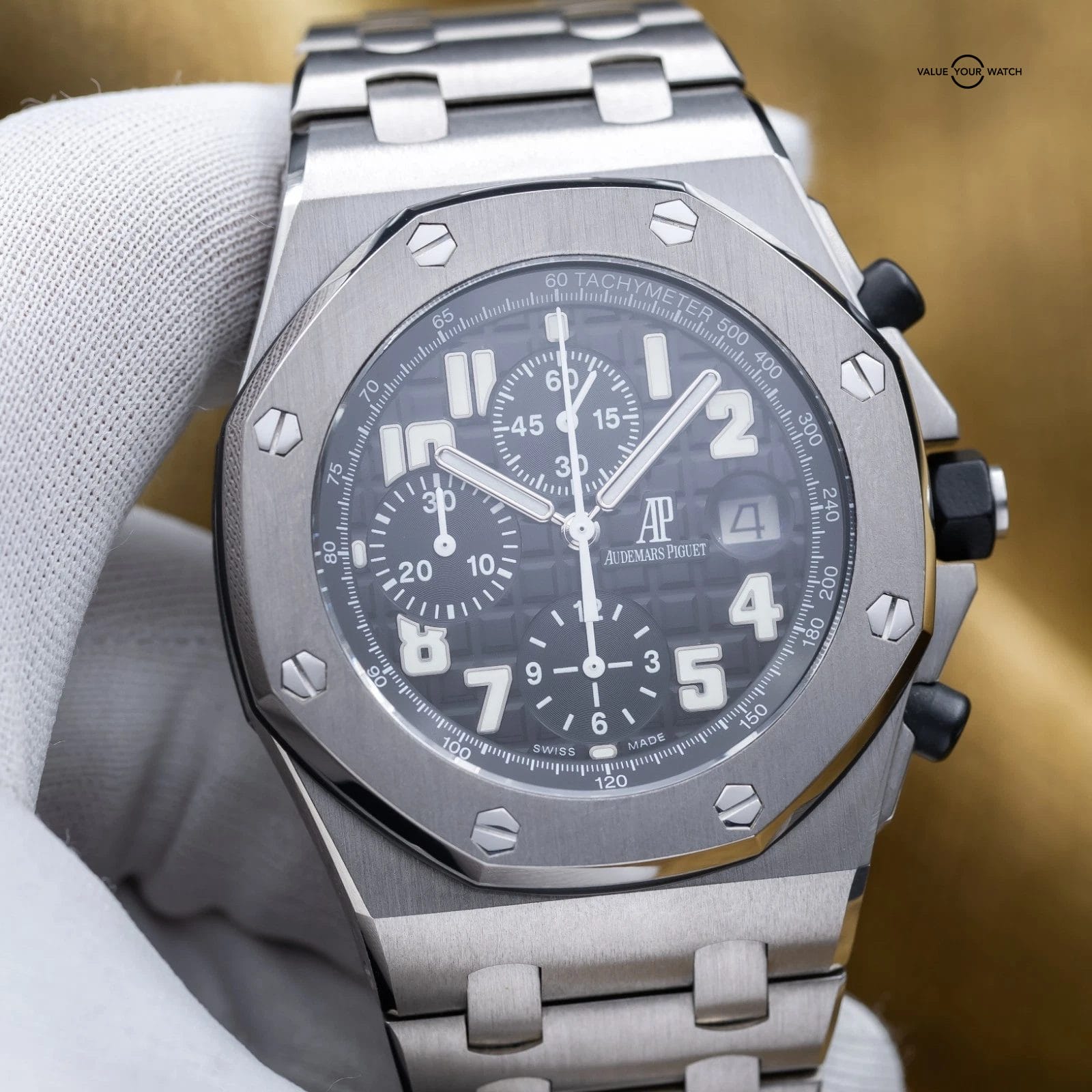 Audemars Piguet Royal Oak Offshore Chronograph 42mm Titanium Beast Black 25721ti - Image 16