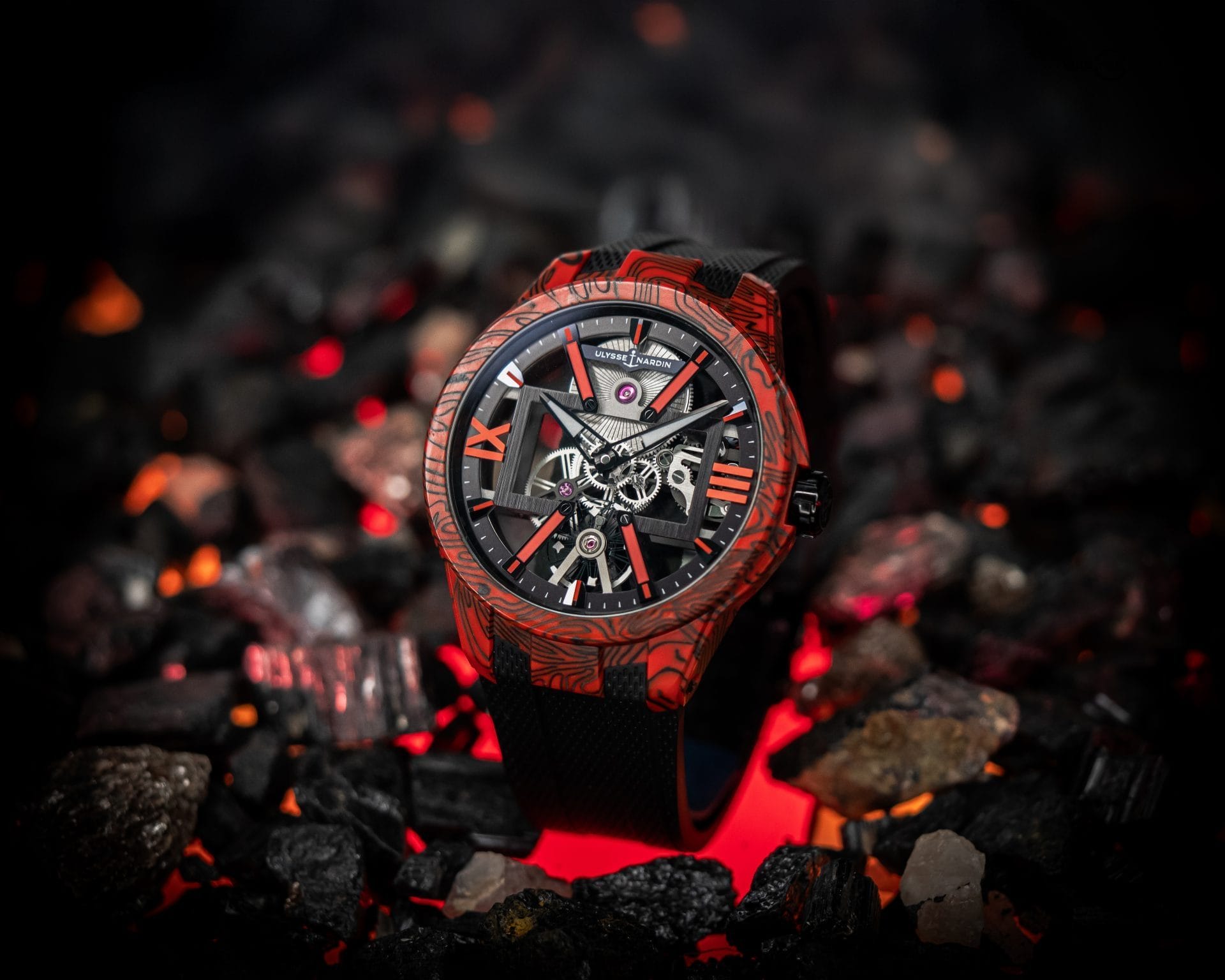Ulysse Nardin Blast Skeleton X MAGMA 42mm Carbon – BOX & PAPERS – 3713-260/MAGMA - Image 11