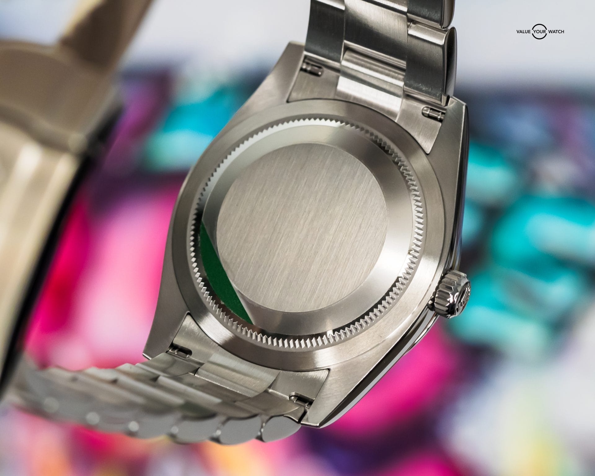 2025 ROLEX Oyster Perpetual 34mm Med Blue Dial – UNWORN BOX & PAPERS – 124200 - Image 8