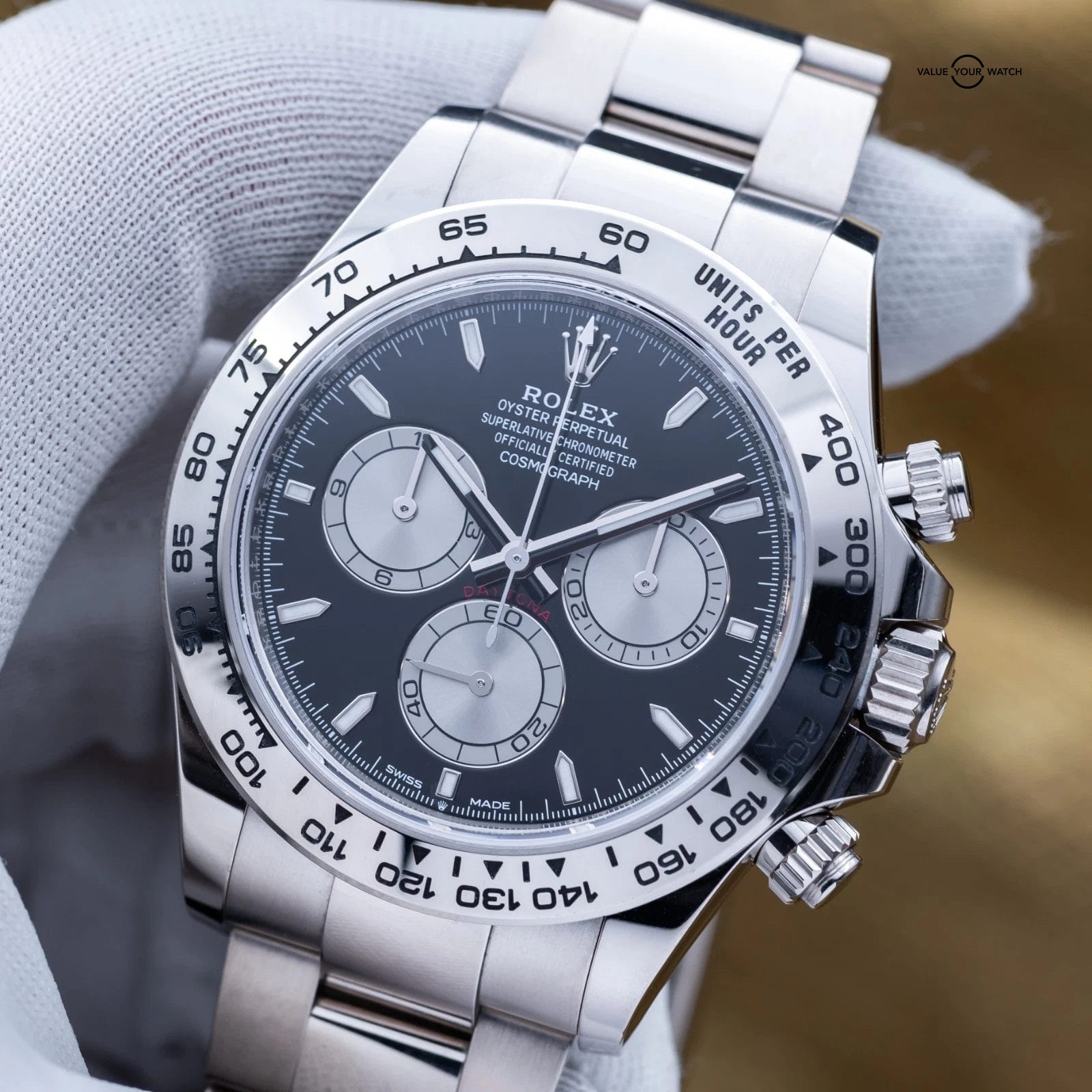 2024 Rolex Daytona Cosmograph 40mm White Gold Black Baby Le Mans Dial - 126509 - Image 15