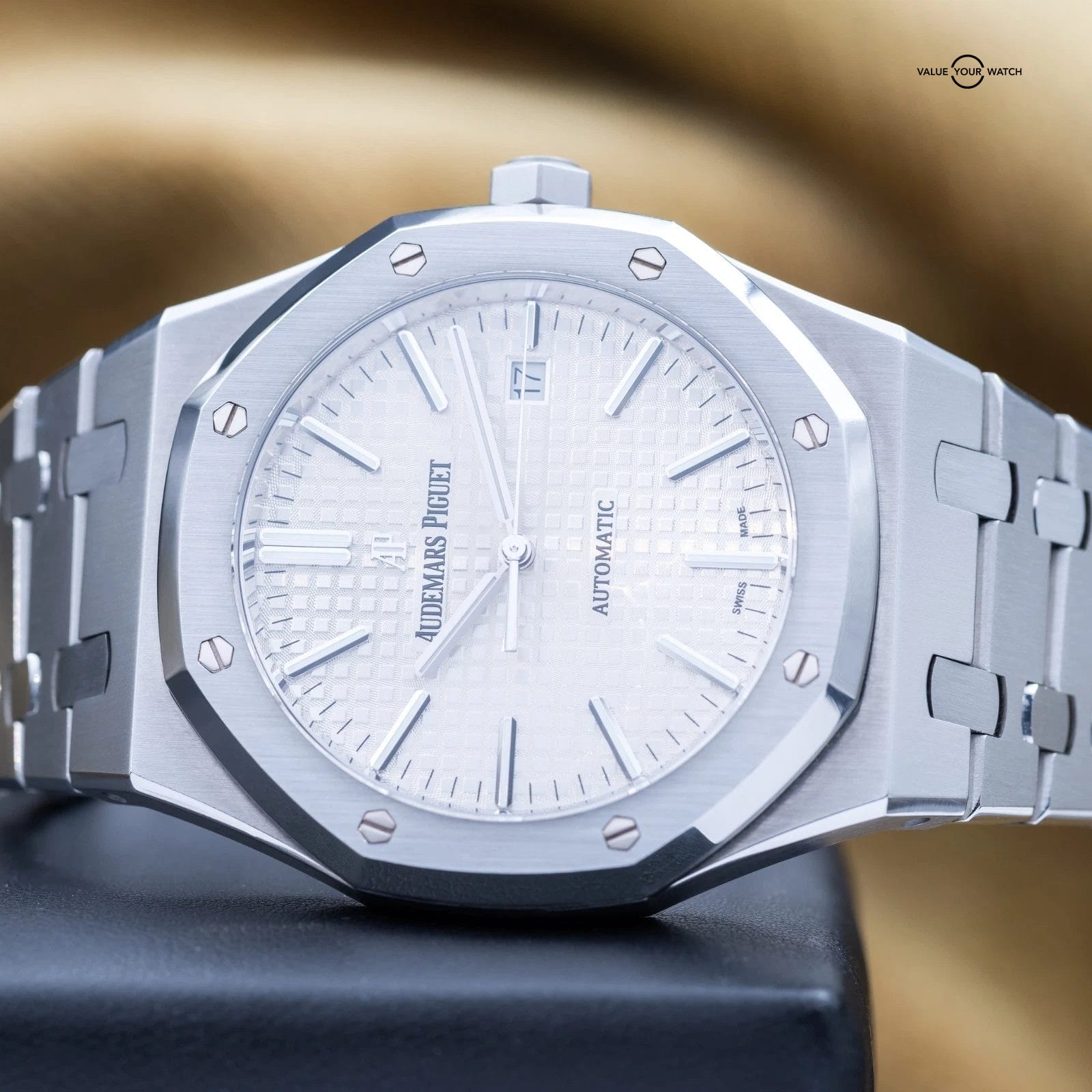 Audemars Piguet Royal Oak 41 White Silver Dial Stainless Steel 15400ST - Image 2