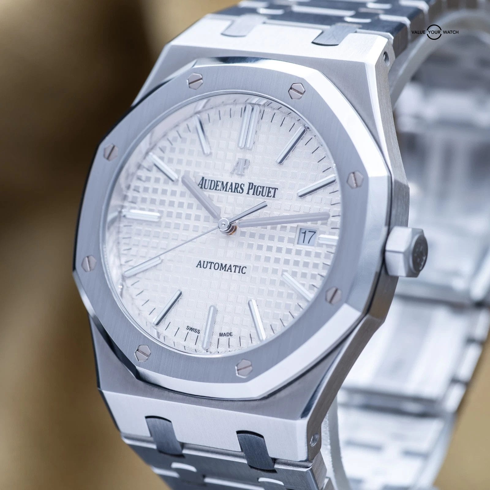 Audemars Piguet Royal Oak 41 White Silver Dial Stainless Steel 15400ST - Image 17