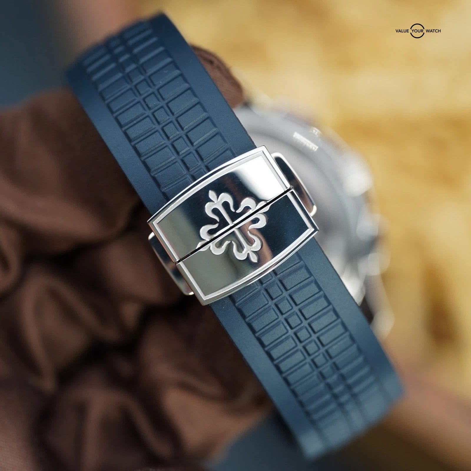 Patek Philippe Aquanaut Chronograph 5968G-001 Blue | Complete Set - Image 6