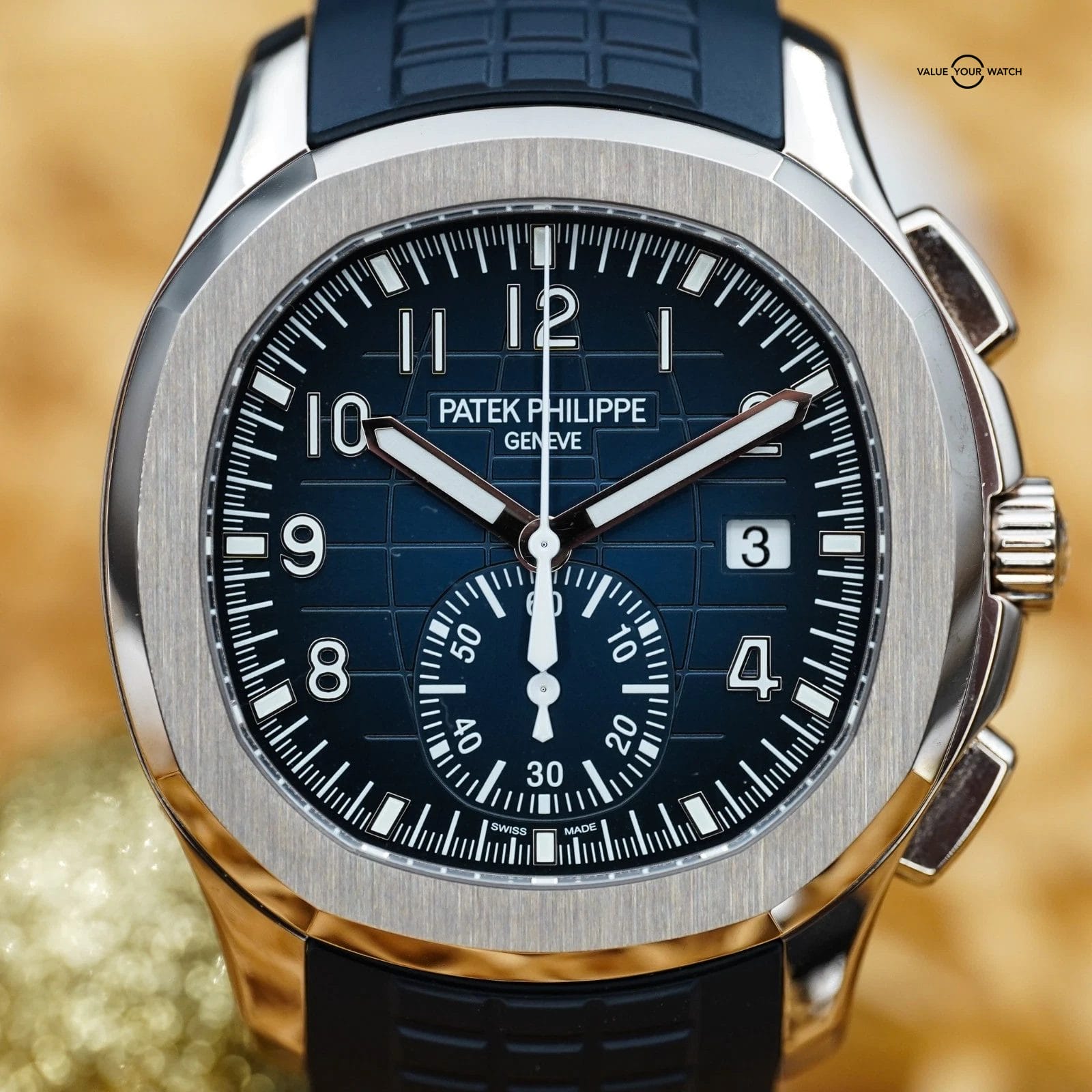 Patek Philippe Aquanaut Chronograph 5968G-001 Blue | Complete Set - Image 11