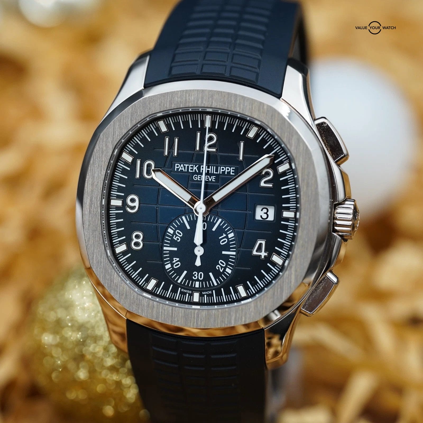Patek Philippe Aquanaut Chronograph 5968G-001 Blue | Complete Set - Image 12