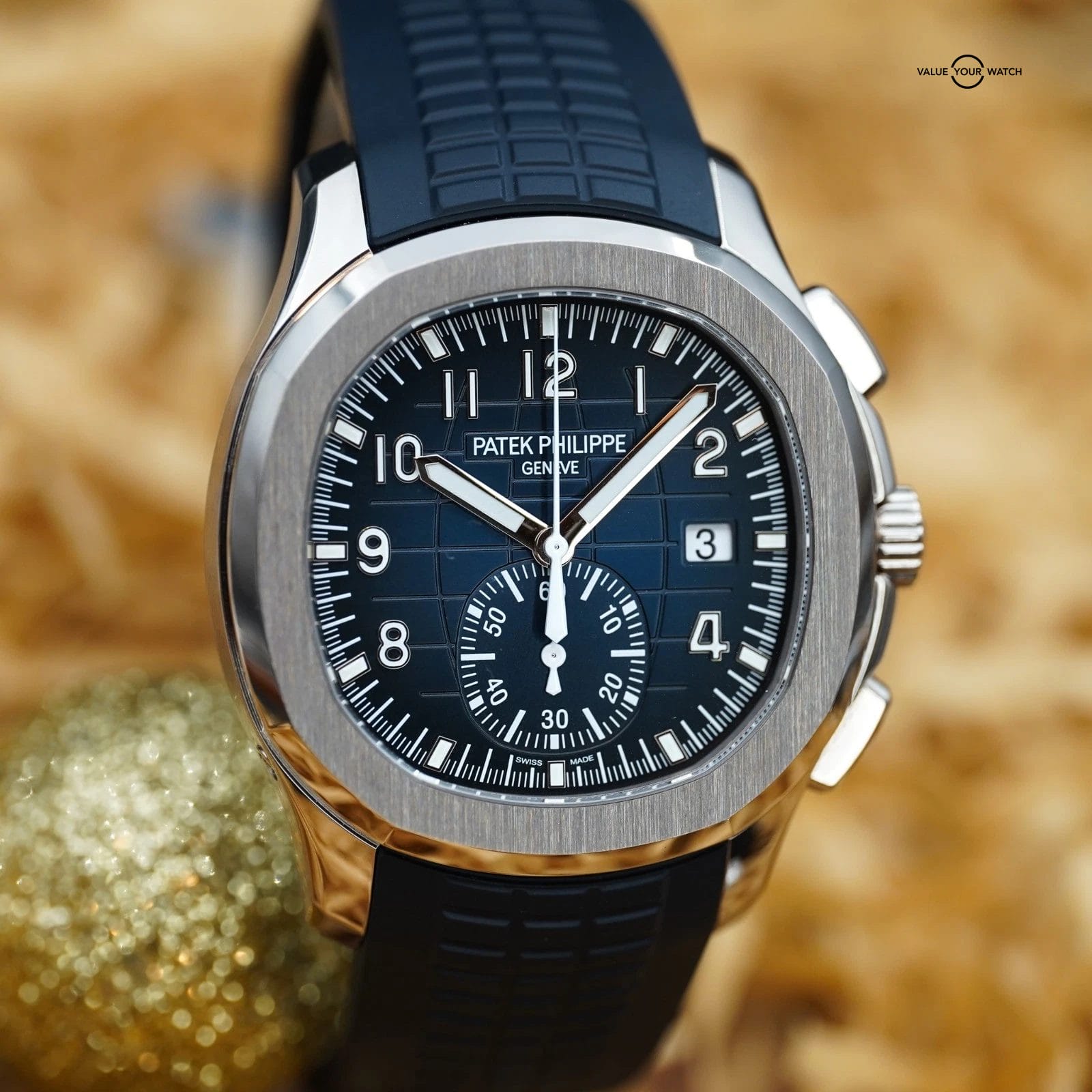 Patek Philippe Aquanaut Chronograph 5968G-001 Blue | Complete Set - Image 13