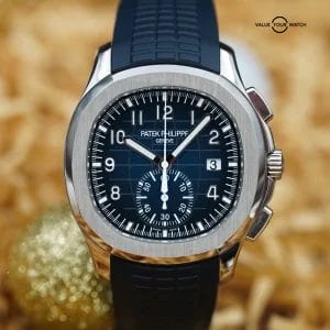 Patek Philippe Aquanaut Chronograph 5968G-001 Blue | Complete Set