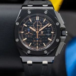 Audemars Piguet Royal Oak Offshore Ceramic Black Dial Golden Hands 26405CE