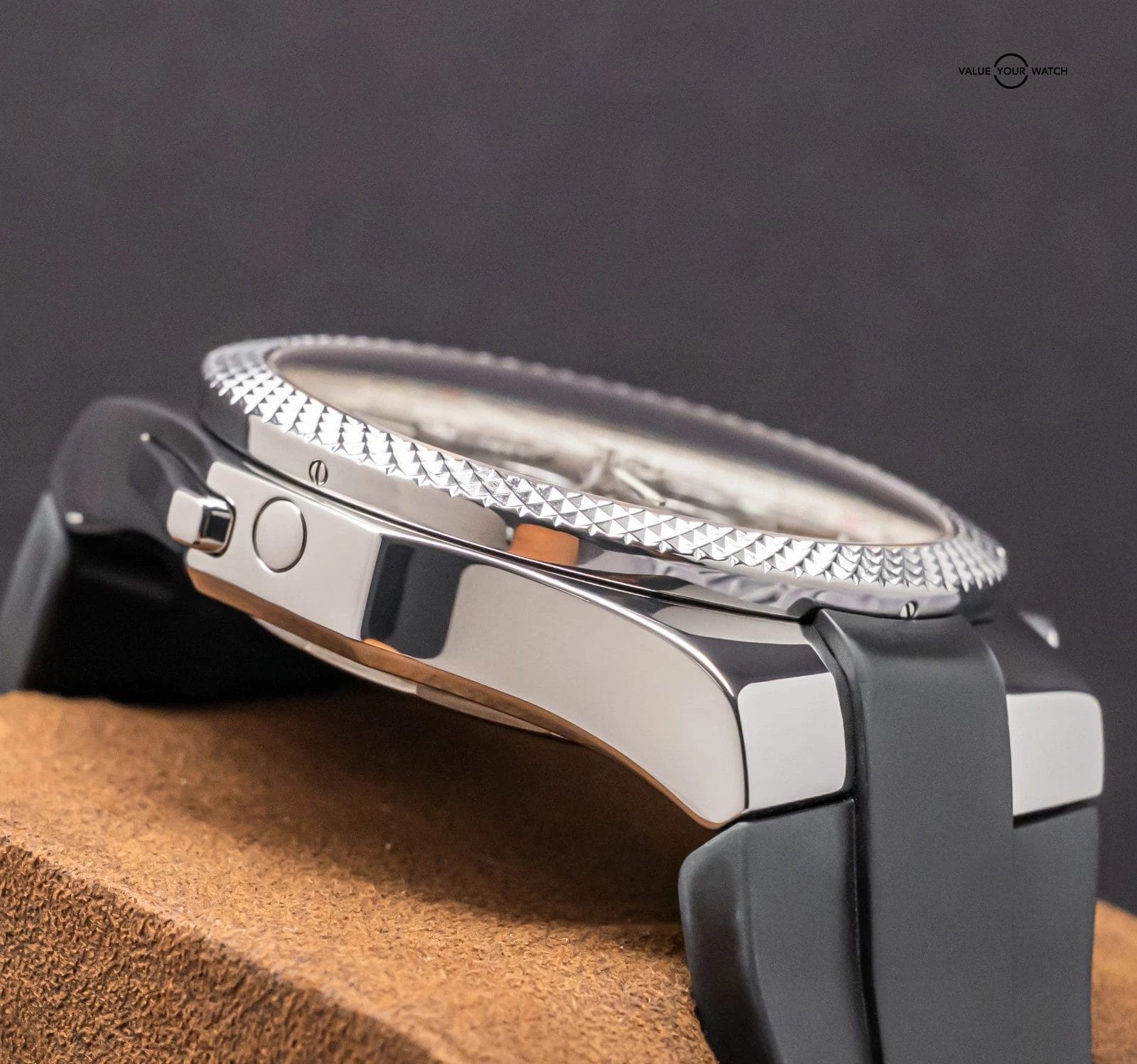 Breitling Bentley GMT 49mm $11K MSRP SERVICED Chronograph Deploy Rubber A47362 - Image 8