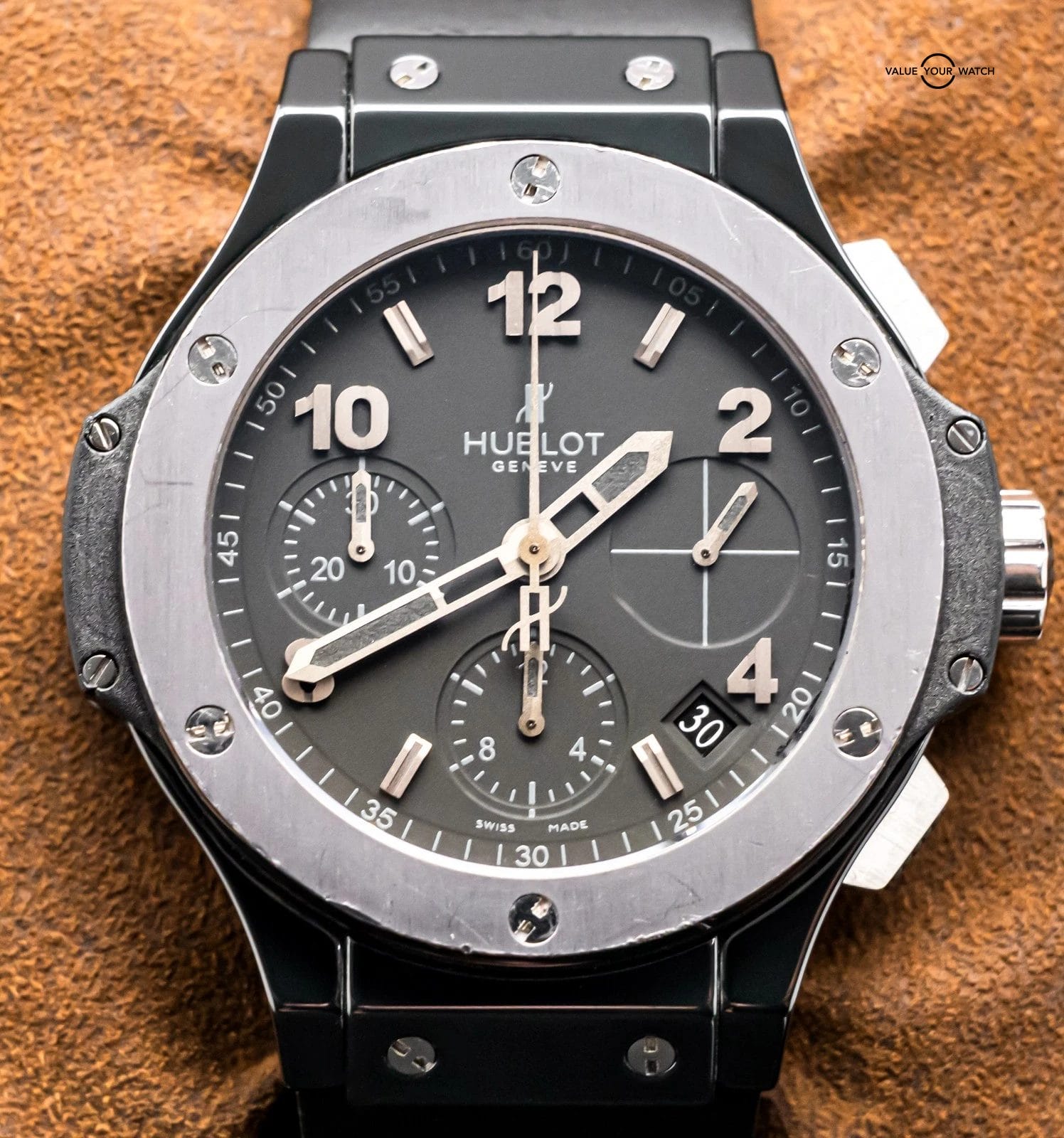 Hublot Big Bang 41 Tungsten Ceramic Ice Bang Matte Chronograph 342