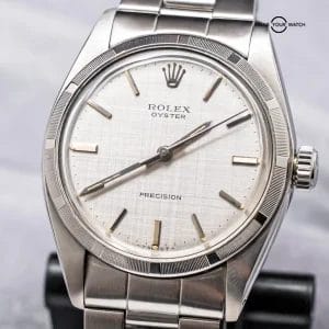 Rolex Oyster Precision 34mm Automatic Stainless Steel Bracelet Vintage 6427