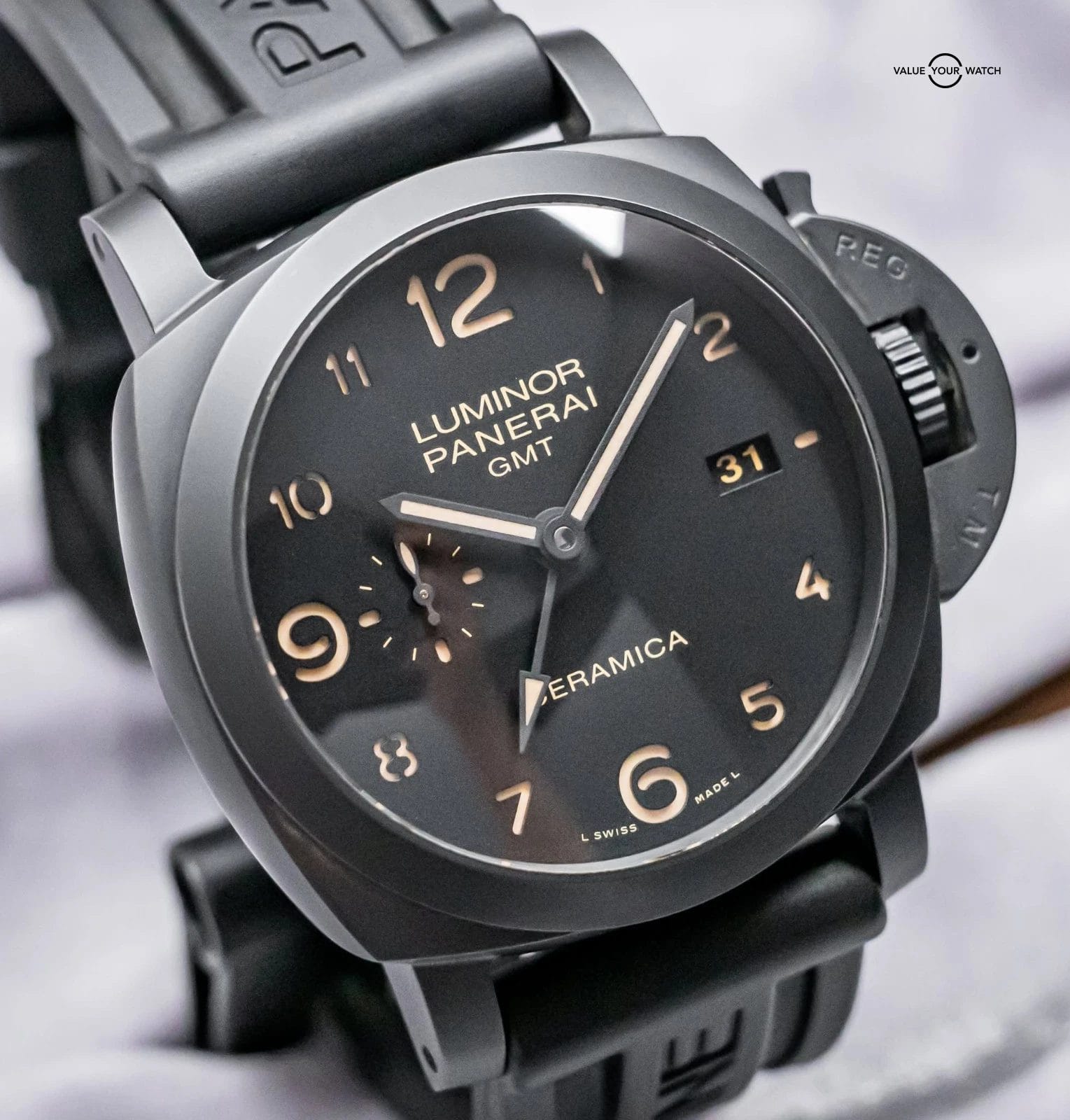 Panerai 441 Luminor 1950 3 Days GMT Ceramica 44mm Box PAM00441 PAM 441 PAM441 - Image 18