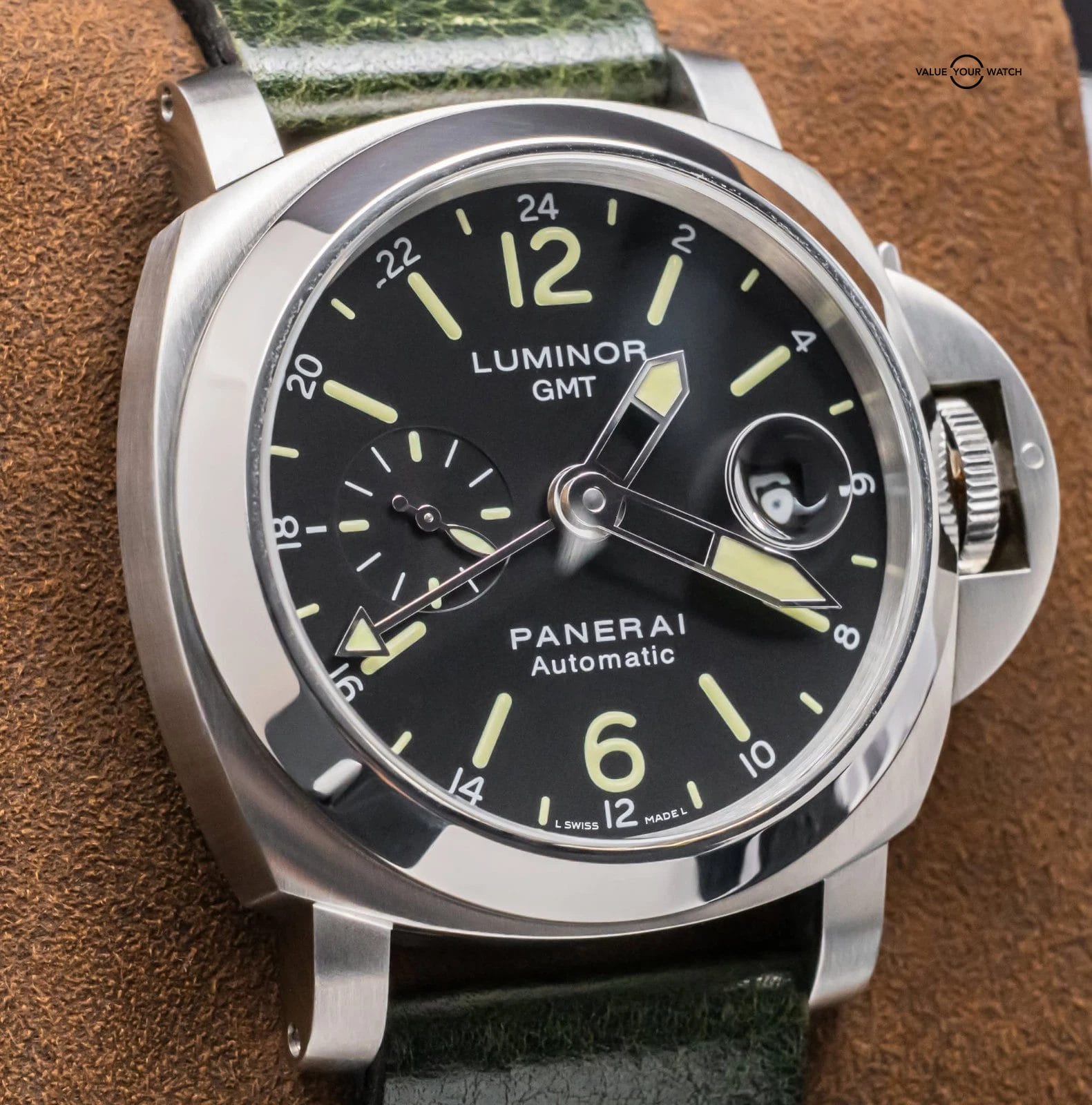 Panerai 297 Luminor GMT Automatic 44mm SERVICED Papers PAM00297 PAM297 PAM 00297 - Image 17