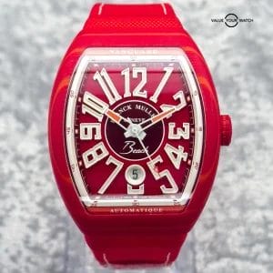 2025 Franck Muller Vanguard Beach Red 41mm V 41 SC DT BEACH Excellent Box&Papers