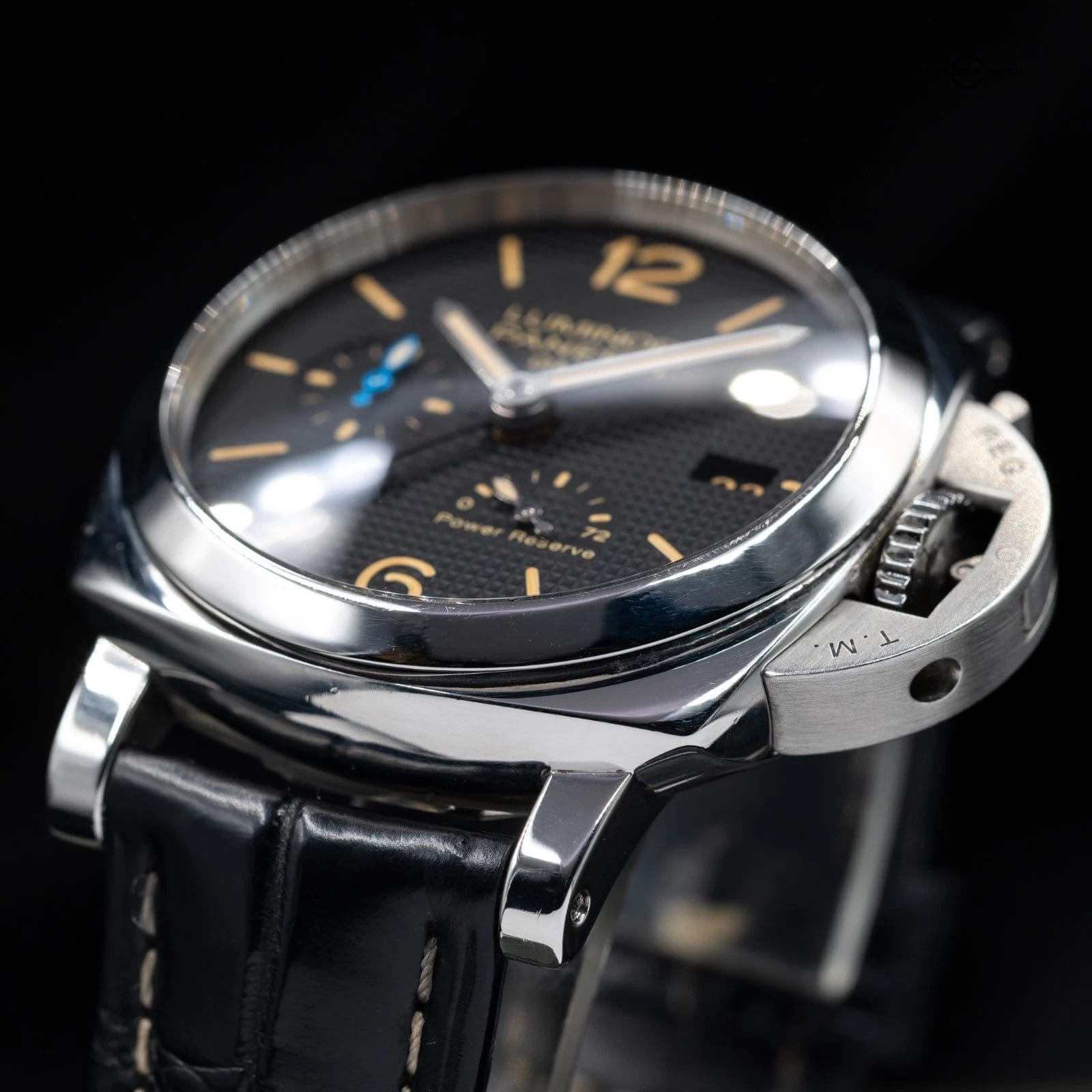 Panerai Luminor Marina GMT 3 Days 1950, 42mm Steel with papers Ref. PAM01537 - Image 7