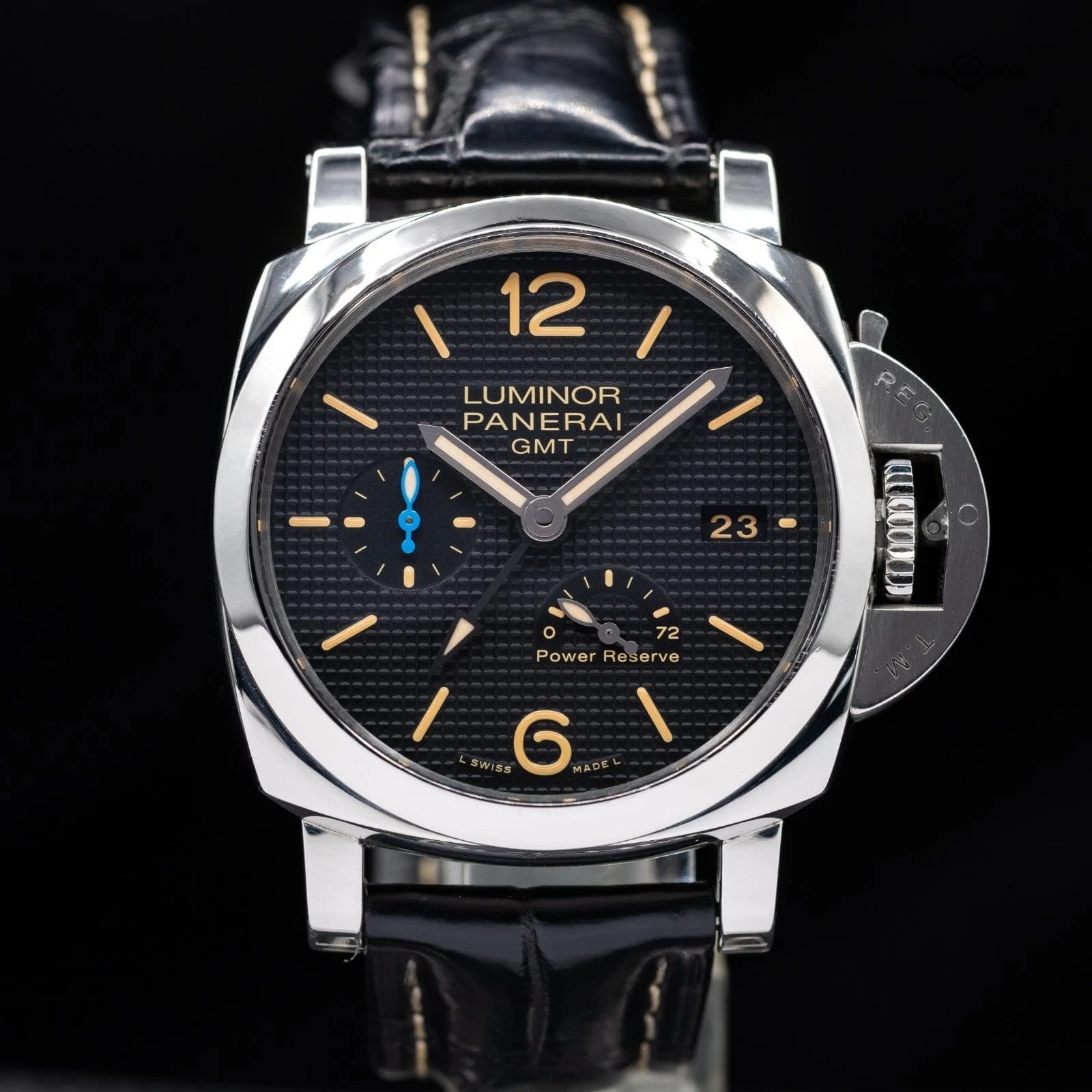 Panerai Luminor Marina GMT 3 Days 1950, 42mm Steel with papers Ref. PAM01537