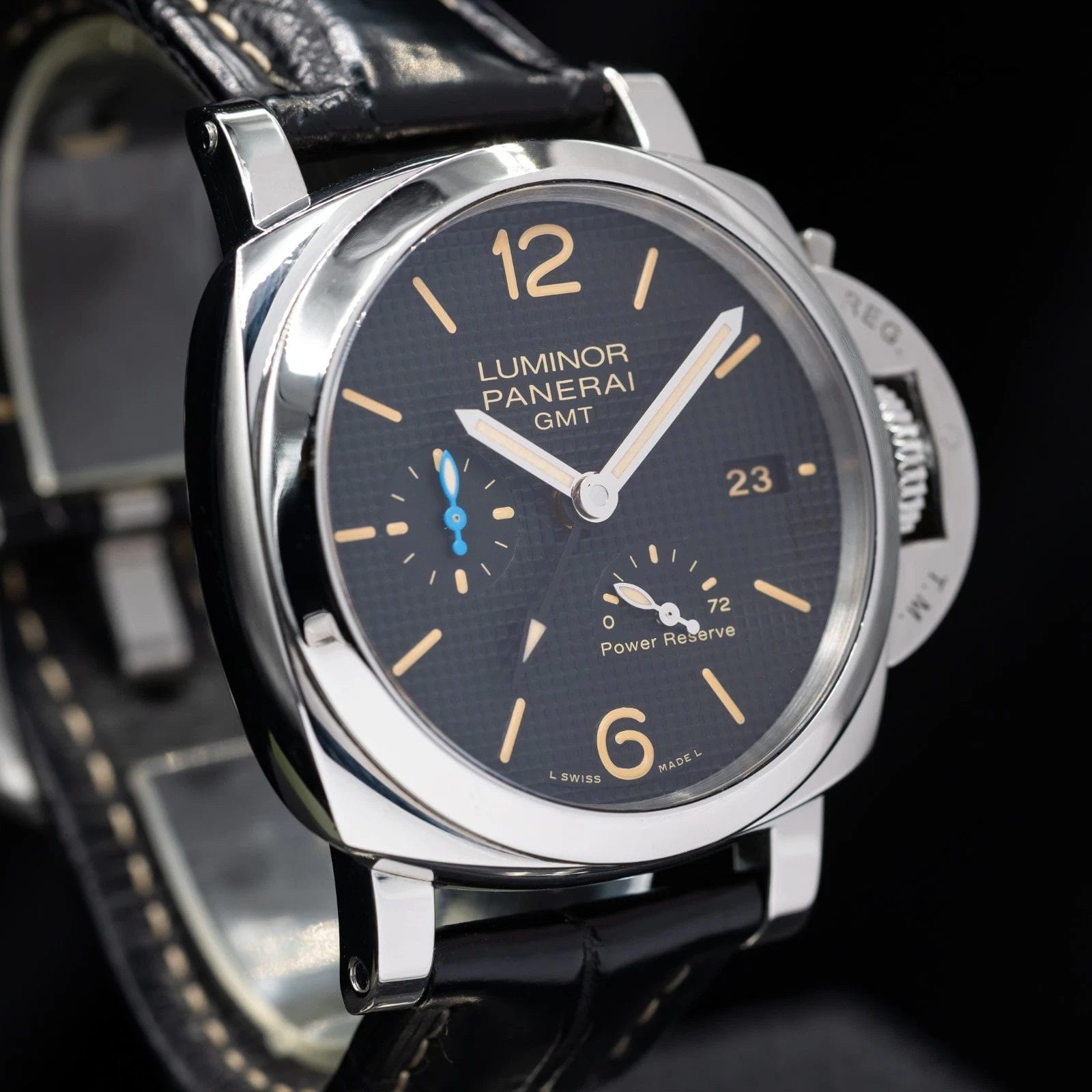 Panerai Luminor Marina GMT 3 Days 1950, 42mm Steel with papers Ref. PAM01537 - Image 14