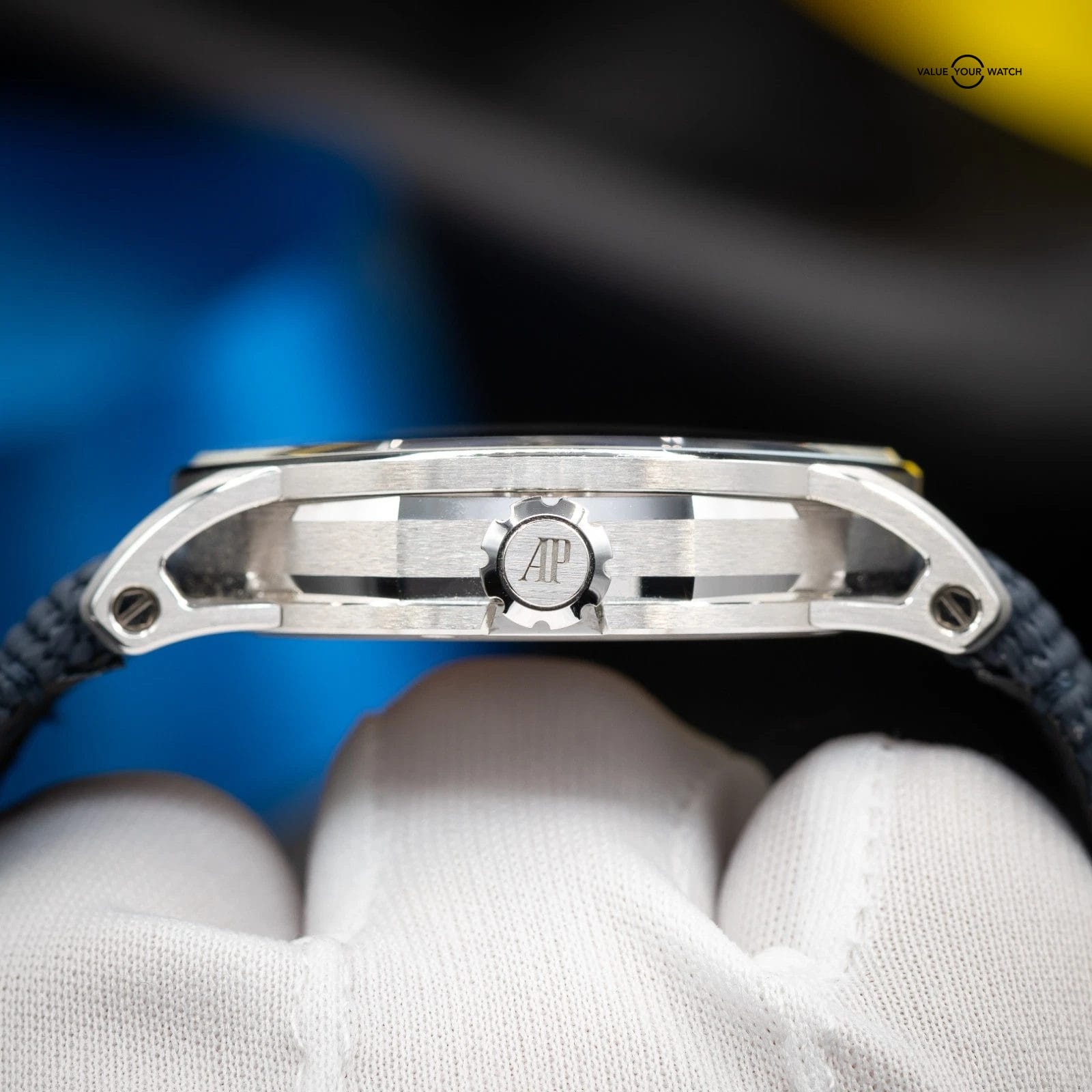 Audemars Piguet Code 11.59 White Gold, Blue Lacquered Dial Men's Watch 15210BC - Image 5