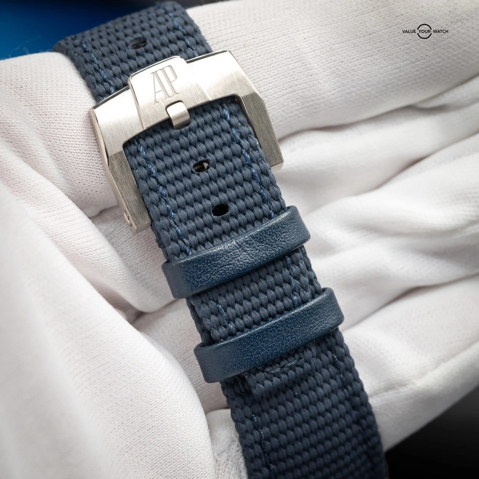 Audemars Piguet Code 11.59 White Gold, Blue Lacquered Dial Men's Watch 15210BC - Image 14