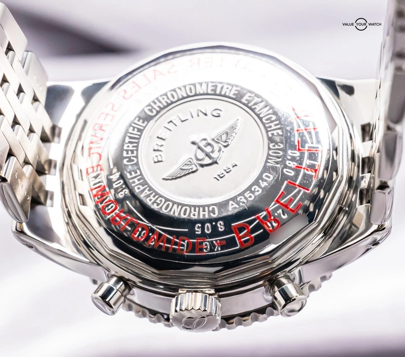 Breitling Navitimer Heritage 43 Panda Dial WARRANTY Box Manuals Pilot A35340 - Image 4