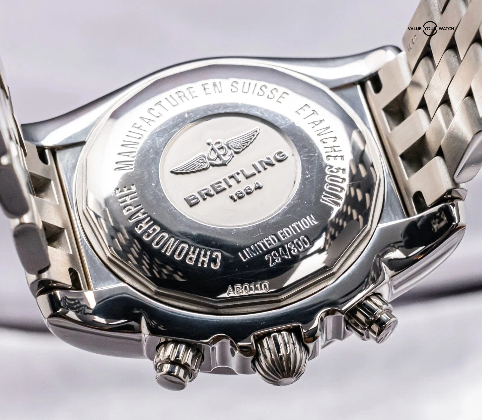 Breitling Chronomat 44 White Mother of Pearl Dial Limited Of 300 AB0110 - Image 3