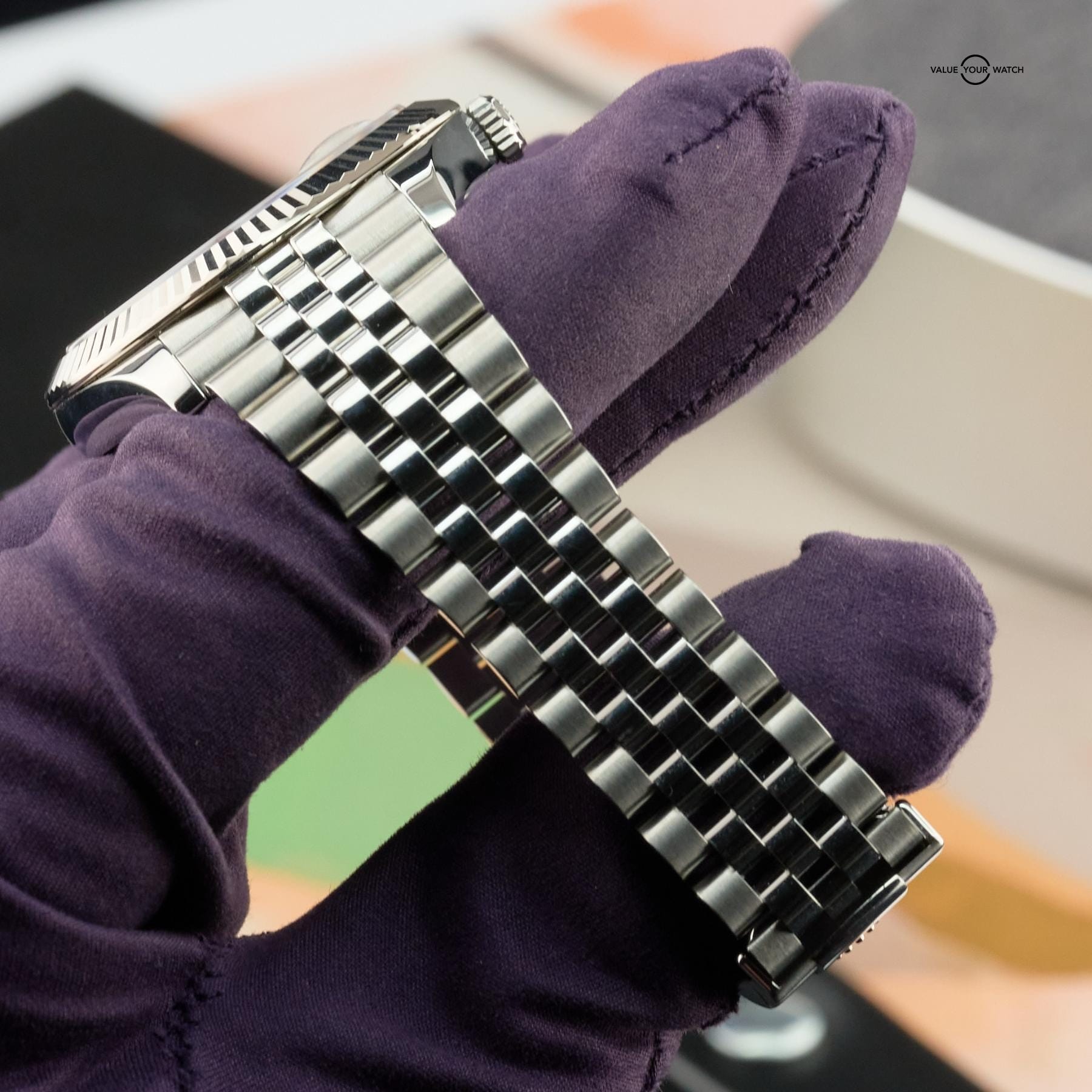 Rolex Datejust 41 Steel White Gold Fluted Bezel 126334 Full Set - Image 16