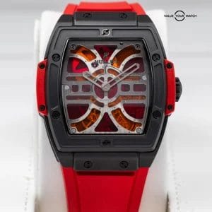 Hublot Spirit of Big Bang Ceramic Black Red SKELETON 45mm 601.CR.0130.LR BOX