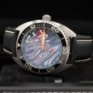 Ocean Crawler Core Diver Fordite Dial, 1/100 Limited Edition full set w bracelet