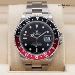 Rolex GMT Master II Coke, Red/Black bezel, P serial year 2000 ref. 16710