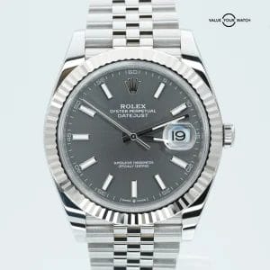 Rolex Datejust 41mm Slate Dial 126334 Stainless Steel BOXES/PAPERS!