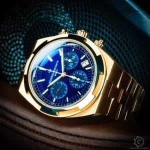 Vacheron Constantin Overseas Chronograph Pink Gold Blue Dial | 5500V/110R-B952