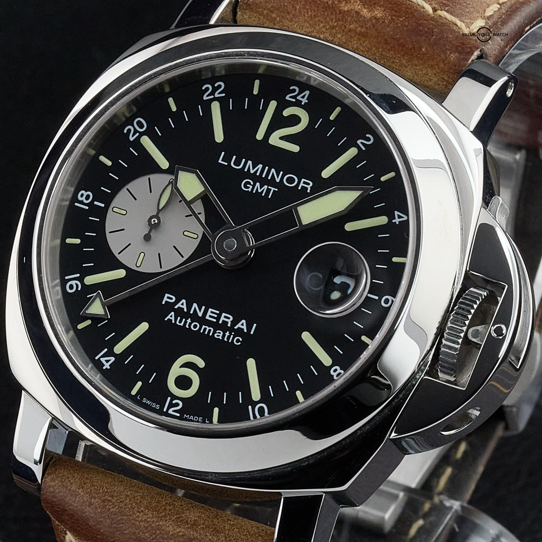 Panerai Luminor GMT 44mm Steel PAM00088 Full Set - Image 3
