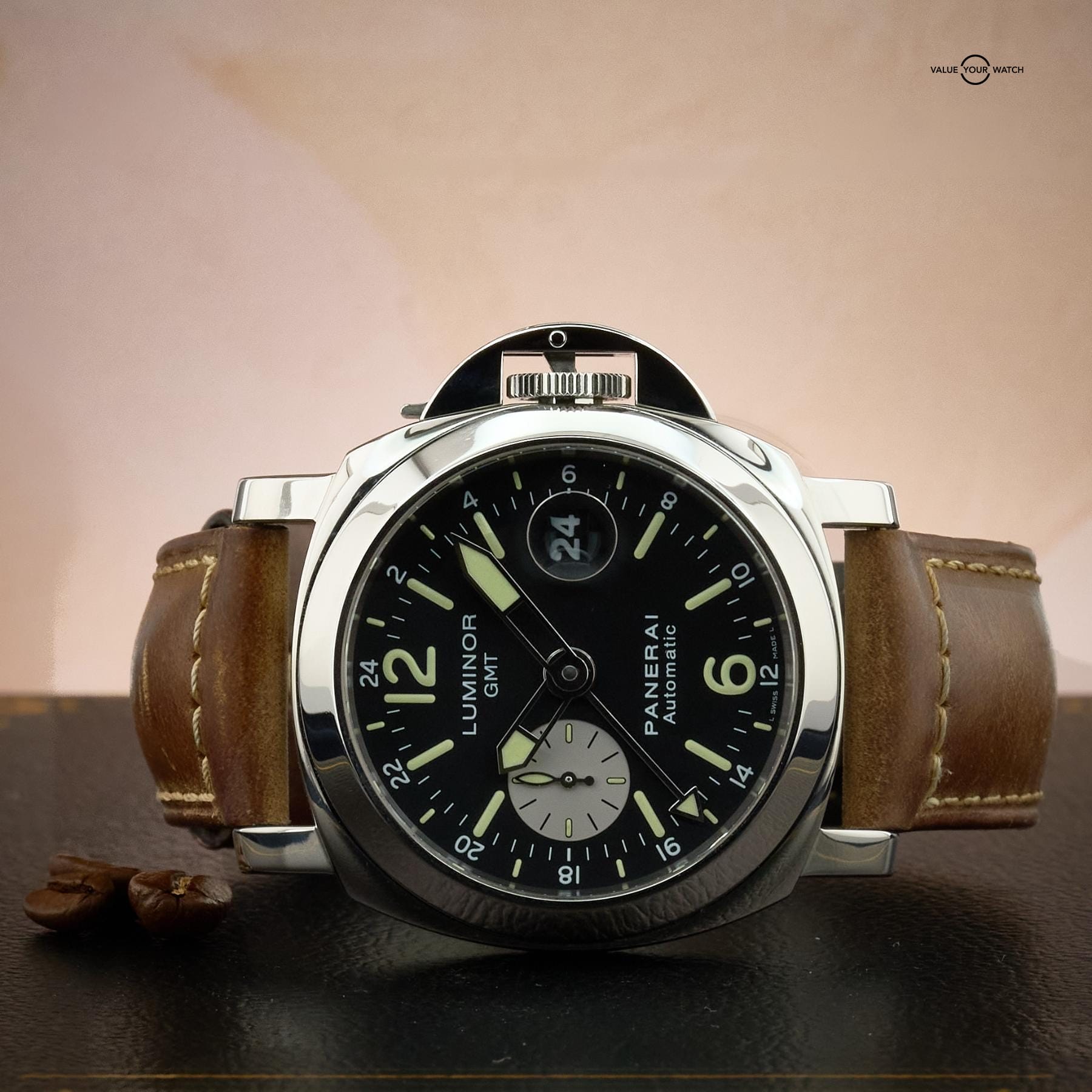 Panerai Luminor GMT 44mm Steel PAM00088 Full Set - Image 9