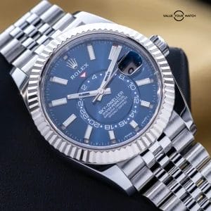 Rolex Sky-Dweller Jubilee Steel White Gold 42mm Ref. 326934 – Complete Set