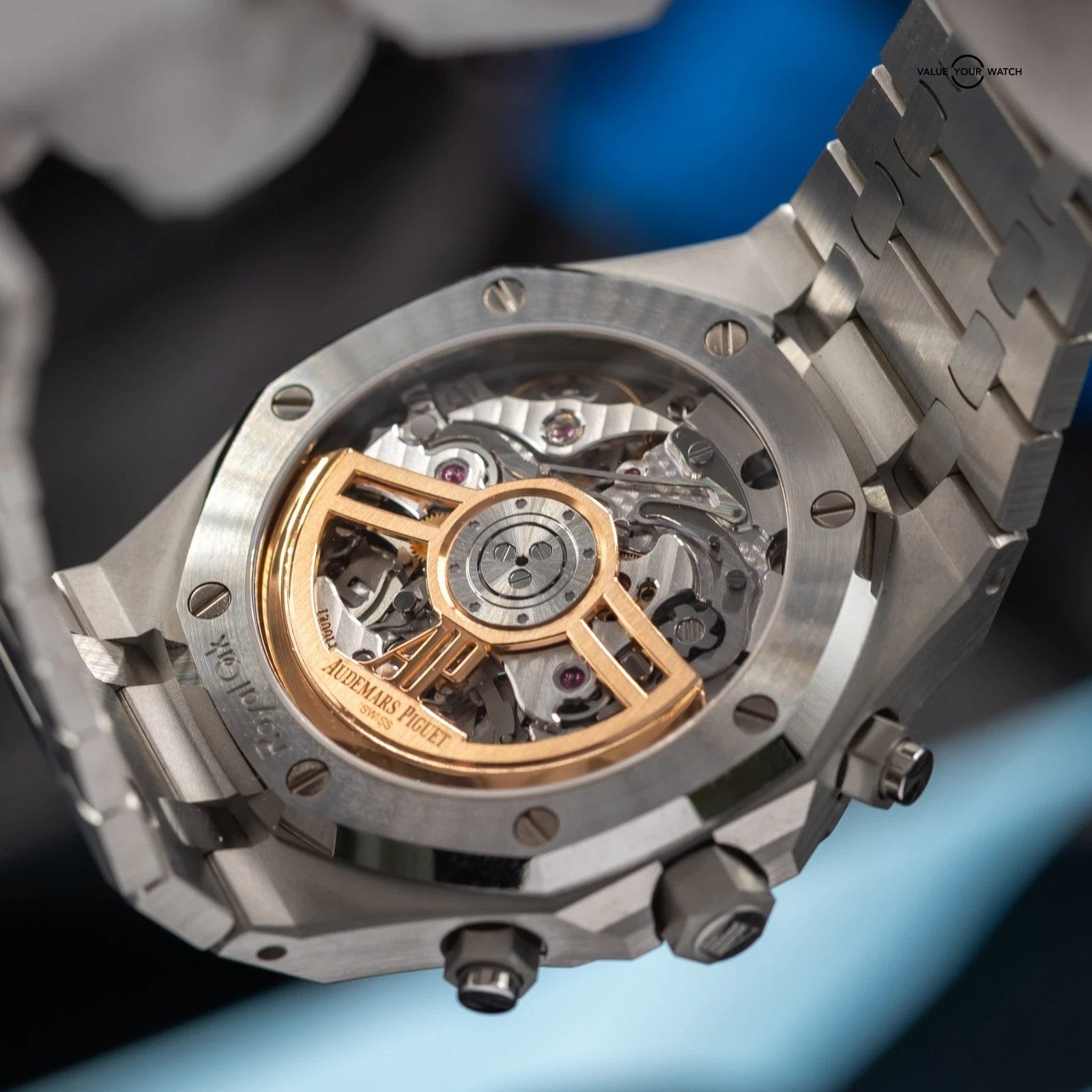 NEW ! Audemars Piguet Royal Oak Chronograph Green Men's 26240ST.OO.1320ST.08 - Image 13