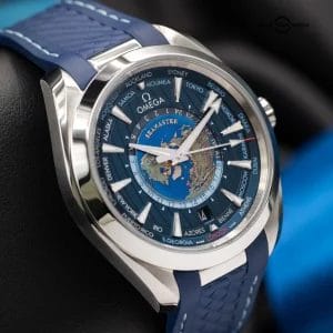 OMEGA Seamaster Aqua Terra Worldtimer GMT Mens Watch 220.12.43.22.03.001