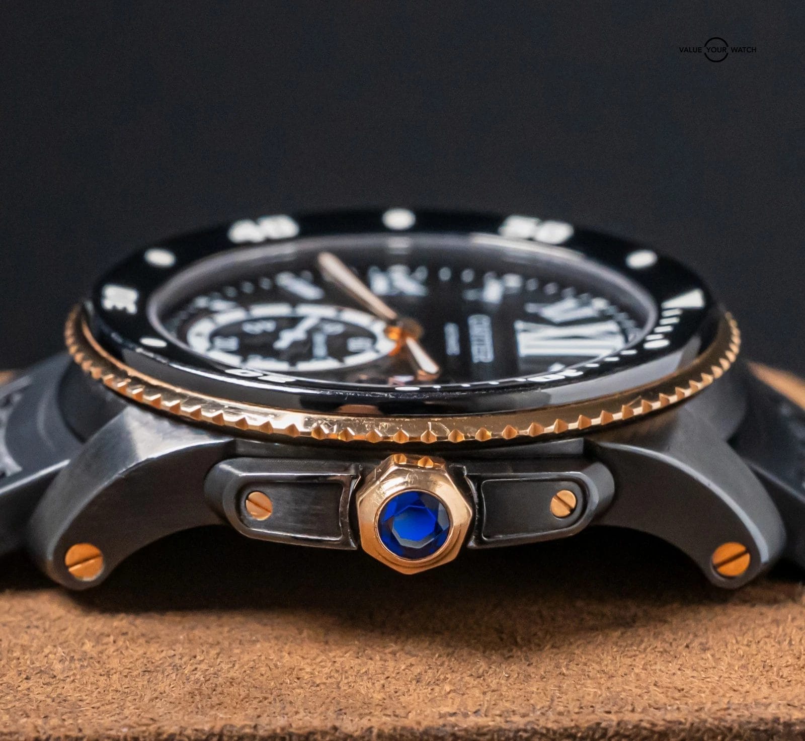 Cartier Calibre de Cartier Diver Two-Tone 18K Rose Gold ADLC $13K MSRP W2CA0004 - Image 12